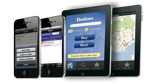 Darlows estate agent app